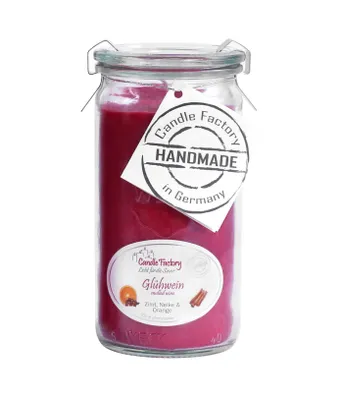 Produktbild von Candle Factory Mini Jumbo, Rund, Rot, Zimt, Orange, 70 h, 1 Stück(e)