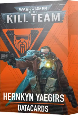 Produktbild von Warhammer 40.000 Kill Team Hernkyn Yaegirs Datacards Englisch