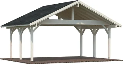 Produktbild von Palmako Carport Robert 20,6 m² naturbelassen Holzcarport