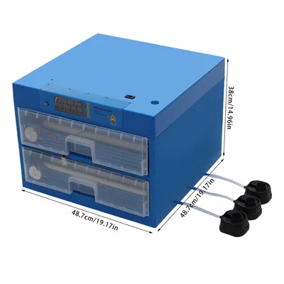 Produktbild von Eierbrutmaschine  128 Eier digitale  Mehrzweck  Blau