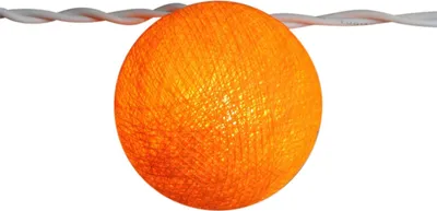 Produktbild von Lichterkettenkugel - Cocoon Kugel - mandarine