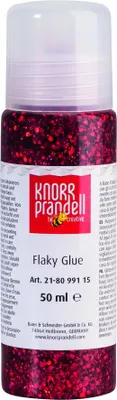 Produktbild von KNORR PRANDELL 218099115 Glitterfarbe Flaky Glue rot