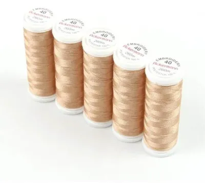 Produktbild von Ackermann Embroidery 40 Stickgarn 5x260m 2882 Haut2
