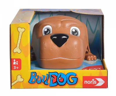 Immagine prodotto di Noris Bulldog, Actionspiel, Kinderspiel, Familienspiel, Gesellschaftsspiel, Schnappspiel, ab 3 Jahren, 606064050