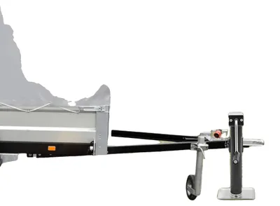 Productafbeelding van Motorfietslift, draagvermogen 1 ton, hefhoogte 25 cm, vervaardigd van staal Q235B, handbediening, draagbaar ontwerp