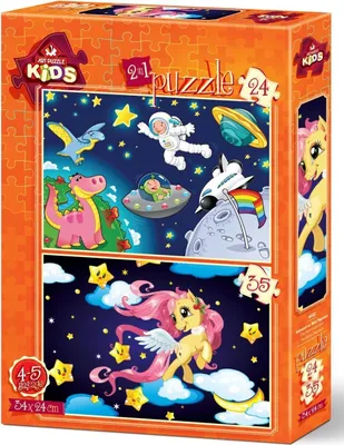 Productafbeelding van ART PUZZLE Puzzel: Astronaut, Mládě Pegase, 24+35 stukjes