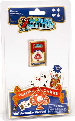 Produktbild von World's Smallest Playing Cards (Kartenspiel)