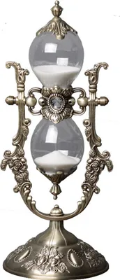 Produktbild von Sanduhr-Timer, 15 Minuten, gepr?gte goldene Sanduhr, geeignet fš¹r Vintage-Dekoration zu Hause, Bš¹ro/Schreibtisch, Kš¹che, Hochzeitsgeschenk