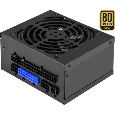 Produktbild von SST-SX500-G V1.1 (schwarz, 2x PCIe, Kabel-Management, 500 Watt)