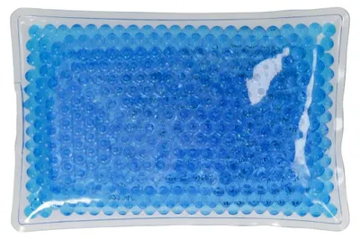 Image de Coussin chauffant/refroidissant rectangulaire "Bead" en bleu - Détente et soulagement polyvalents ! bleu