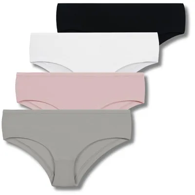 Immagine prodotto di Intimo da donna - Biancheria intima da donna taglia XL - Slip da donna confezione da 4 - Slip in cotone
