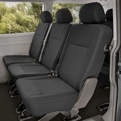 Produktbild von Maß-Sitzbezüge kompatibel mit VW T6 2015- 2te-Reihe (3x Einzelsitz) Z460687