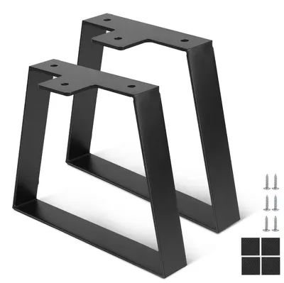 Obrázok produktu pre Trapezové nábytkové nohy, 15 cm, sada 2, čierne