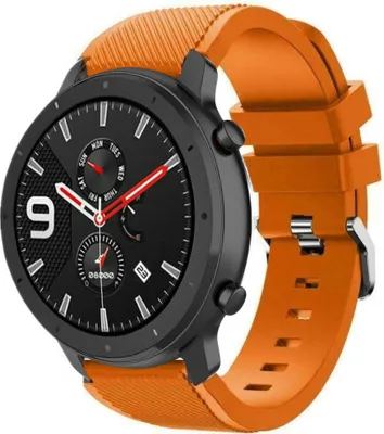 Produktbild von Strap-it Xiaomi Amazfit GTR Silikonarmband (Orange)
