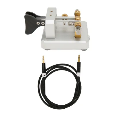 Image de Clé morse,Clé morse CW,Clé télégraphique morse CW,Clé télégraphique morse automatique,Clé morse ondes courtes,Clé morse