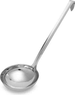 Produktbild von Bruch-Molke Schöpflöffel aus Edelstahl (ohne Löcher)