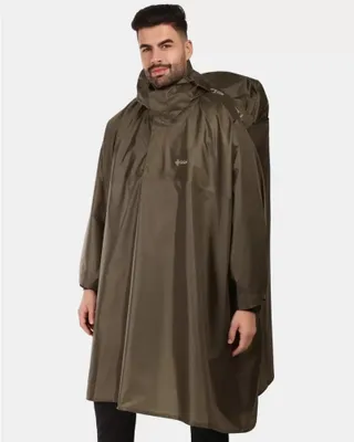 Zdjęcie produktu dla Płaszcz przeciwdeszczowy uni Kilpi RAIT-U, KHAKI, rozmiar M