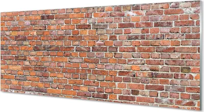 Produktbild von Glasbilder 125x50 Wandkunst Vintage brick wall