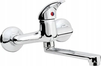 Zdjęcie produktu dla Bateria Umywalka Łazienka Jupiter Umywalka Ścienna Chrom Bateria