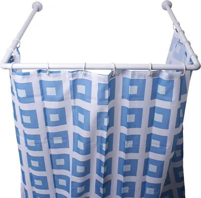 Produktbild von MSV Duschstange Duschvorhangstange Ecke, Nische 80x80x80 cm