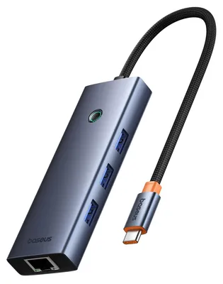 Image de Hub USB Baseus UltraJoy 5 Ports USB-A Gris - B00052801811-02