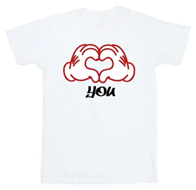 Obrázok produktu pre Disney - Tričko "Love You Hands" pre mužov BI42315 (XL) (Biela)