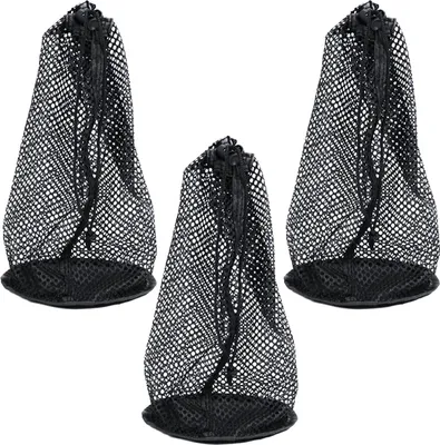 Produktbild von Golfballentas Nylon Kordelzug - Aufbewahrung für 48-56 Golfbälle - 3er Set