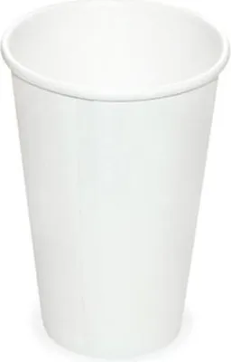 Produktbild von Pappbecher weiß 330 ml, L (Ø 80 mm) [50 Stück]