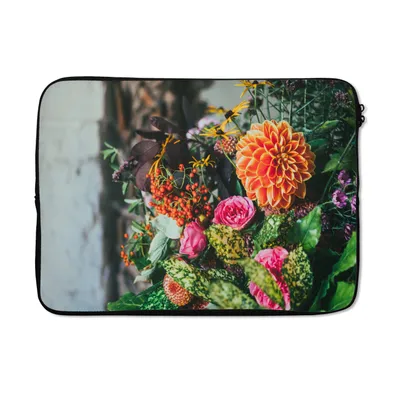 Produktbild von MuchoWow® Laptop Hülle 14 ZollBlumen - Licht - Natur Laptoptasche - Laptoptasche - Stoßsicher - Schutzhaube