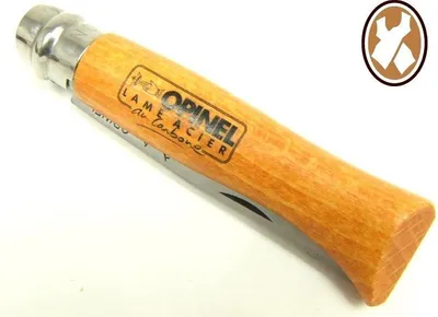 Produktbild von Opinel 9 Klappmesser, Kohlenstoffstahl, Buchenholz, Feststeller