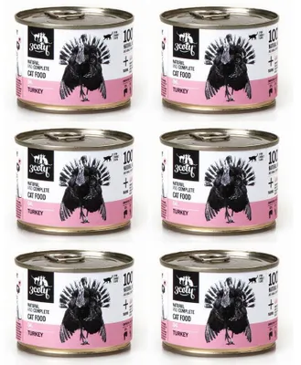 Obrázek produktu pro Mokré krmivo pro kočky 3Coty Krůta pro dospělé kočky 6 x 180 g