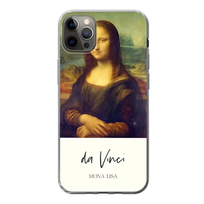 Produktbild von MuchoWow® Handyhülle Schutzhülle Hülle für iPhone 13 Pro Max Mona Lisa - Leonardo da Vinci - Alte Meister Silikon Softcase Handy Hülle - Mobiltelefon