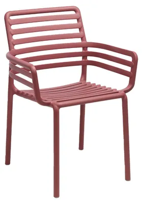 Produktbild von Stapelbarer Gartenstuhl Doga | Kunststoff | Marsala | 2er Set