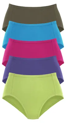 Produktbild von petite fleur by Lascana Taillenslip grün, lila, pink, türkis, olivgrün Größe 44