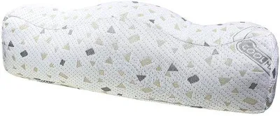 Zdjęcie produktu dla Szary podnóżek, 55 × 15 × 15 cm, poduszka pod kolana z funkcją podnoszenia i przytrzymywania kolan, idealna do spania.