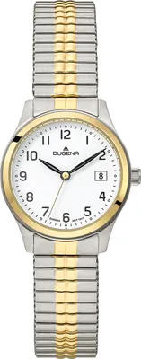 Produktbild von Dugena 4460758 Damen-Armbanduhr, Edelstahl-Gehäuse, Metall-Armband