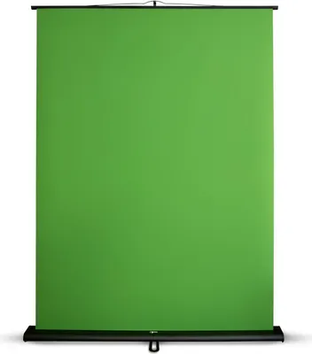 Produktbild von Green Screen Ausfahrbarer Photo Studio Hintergrund Leinwand für Fotografie Video & TV 150x200 cm