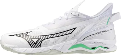 Produktbild von Mizuno WAVE MIRAGE 5 White/BlueDepths/PinkGlo 47
