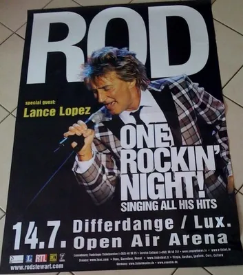 Productafbeelding van Rod Stewart - 2009 - Affiche/Poster - 80x120 cm