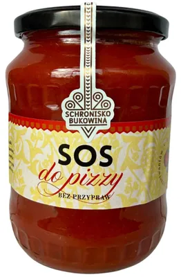 Produktbild von Pizzasauce ohne Gewürze 700ml - Schronisko Bukowina