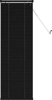 Zdjęcie produktu dla vidaXL Żaluzja wenecka, czarna, 150 x 40 cm, PVC