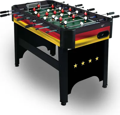 Produktbild von Carromco Kickertisch Deutschland-XT Fußballtisch Kicker Limitierte EM-Edition 4x Kickerbälle