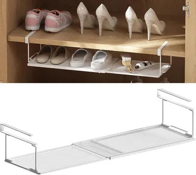 Metall-Hängekorb, verstellbar 38–70 cm, ausziehbar, weiß