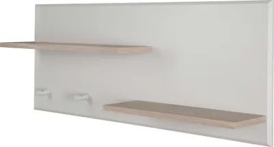 Produktbild von roba Wandregal 'Helene' passend zur Wickelkommode 'Helene', für Baby- & Kinderzimmer, Lichtgrau