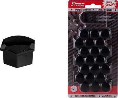 Image de Capuchons de vis 17", noir, 20 pcs.