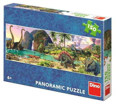 Immagine prodotto di Puzzle Dinosauri al lago 150 pezzi panoramico