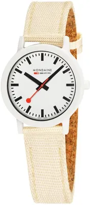 Produktbild von Mondaine Damen Uhr Armbanduhr 32 mm MS1.32111.LT Essence Textil