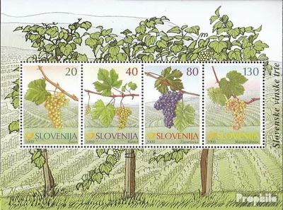 Produktbild von Briefmarken Slowenien 2000 Mi Block11 (kompl.Ausg.) postfrisch Alte Rebsorten