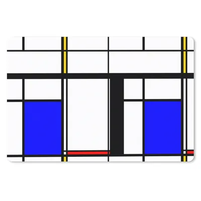 Produktbild von MuchoWow® Schreibtischunterlage Muster - Kunst - Abstrakt 60x40 cm - XXL Mauspad - Großes Mauspad