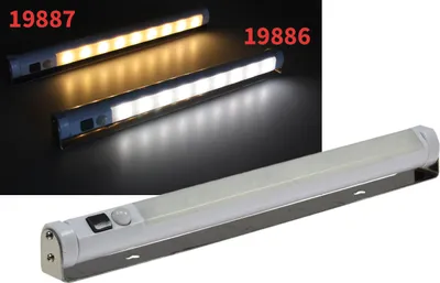 Produktbild von ChiliTec 19886 LED Unterbauleuchte mit Bewegungsmelder Batteriebet., 9 SMD LEDs, 80lm, weiß